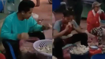 ‘신종코로나 난리인데’…태국공장서 입으로 생닭뼈 발라내는 영상 논란