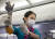 캄보디아 시아누크빌에서 중국 광조우로 비행하는 캄보디아 항공 승무원이 마스크를 착용하고 승객들에게 안전 교육을 하고 있다. 캄보디아에서도 1명의 코로나바이러스 확진자가 발생했다. [EPA=연합뉴스]