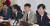 김웅 전 부장검사(오른쪽 둘째)가 4일 오전 국회 의원회관에서 열린 새로운보수당 영입 행사에서 발언하고 있다. 임현동 기자