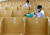 5일 대전 대덕구 한남대학교 56주년기념관 내 도서관에서 방역 작업을 하고 있다. [뉴스1]