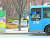 광주 228 버스와 대구 518 버스는 달빛동맹의 한 상징물이다. 518 버스가 대구 2·28기념중앙공원을 지나는 모습. 오영환 기자