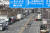 신종 코로나 여파로 현대차 울산공장이 휴업에 들어간 가운데 지난 10일 울산 북구 모듈화단지에 멈춰 선 자동차 부품 납품차량이 도로가에 멈춰 있다. [뉴스1]