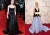 (왼쪽) BAFTA에서 입었던 구찌 드레스를 만들고 남은 자투리를 활용해 만든 (오른쪽) 아카데미 드레스 상의. [사진 연합뉴스] 