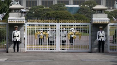 靑 경비 경찰, 송곳으로 찌른 30대 남성 체포