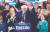 버니 샌더스 상원의원이 지난 11일 뉴햄프셔 경선에서 연설하는 장면. [로이터=연합뉴스]