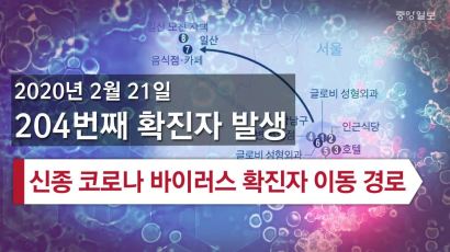 [그래픽 PLAY] 한눈에 보는 환자 동선…'중앙일보 코로나19 맵'