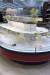 이탈리아 밀라노 인근 로자뇨의 한 슈퍼마켓에서 23일 식료품 코너 제품들이 모두 팔려 매대가 텅텅 비어있다. [AP=연합뉴스]