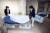 26일 오전 대구시 북구 학정동 근로복지공단 대구병원에서 병원 관계자들이 신종 코로나바이러스 감염증(코로나19) 확진자 입원을 위해 병실을 정리하고 있다.  연합뉴스