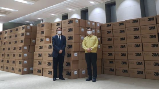 中상하이 "대구·경북 보내달라"…마스크 50만개 전달