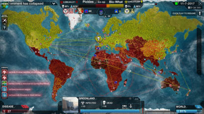 바이러스로 인류 멸종시키는 게임, 중국 앱스토어에서 퇴출