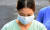 1일 오후 코로나19 지역거점병원인 대구 중구 계명대학교 동산병원에 근무하는 의료진 얼굴에 보호구를 쓴 자국이 선명하게 남아 있다. 뉴시스