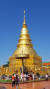 람푼 ‘왓 프라탓하리푼차이’ 사원에 있는 황금 불탑. [사진 조남대]