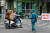 7일 베트남 하노이에서 오토바이를 탄 시민들이 생필품을 싣고 이동하고 있다. [EPA=연합뉴스]