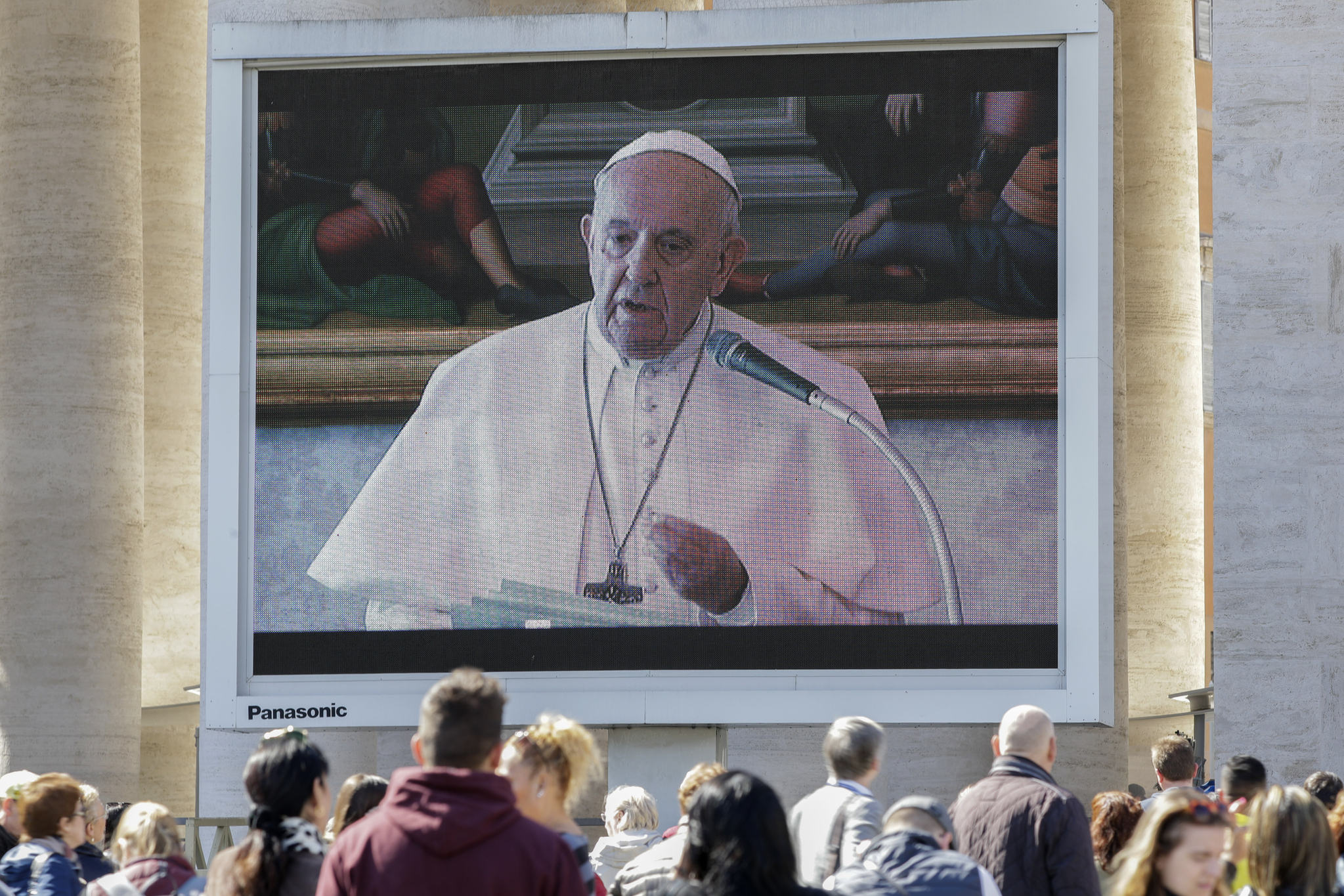 [서소문사진관]프란치스코 교황, 코로나19 우려에 주일 삼종기도 사상 첫 인터넷 중계 