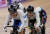 한국 사이클 여자 단거리 간판 이혜진(왼쪽)은 도쿄올림픽에서 올림픽 첫 메달에 도전한다. 앞서 두 차례 올림픽에서 메달에 도전했지만 실패했던 그는 ’다음은 없다“라는 각오다. [EPA=연합뉴스]