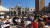 지난달 22일(현지시간) 이탈리아 베네치아 산마르코 광장 풍경. 이때만 해도 관광객들로 북적이는 모습이다. [사진 이상호]