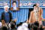 이란의 아야톨라 알리 하메네이 최고지도자(오른쪽)와 하산 로하니 대통령. ［중앙포토］ 