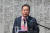 홍준표 전 자유한국당 대표가 17일 오후 대구 수성못 상화동산에서 4.15 총선 대구 수성을 무소속 출마를 선언하고 있다. 뉴스1