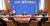 문재인 대통령이 19일 청와대에서 열린 코로나19 대응 논의를 위한 1차 비상경제회의에서 발언하고 있다. [연합뉴스]