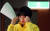 미래한국당 집행정지 등록 신청을 제기했던 류효정 정의당 비례대표 1번 후보자의 모습. [뉴스1]