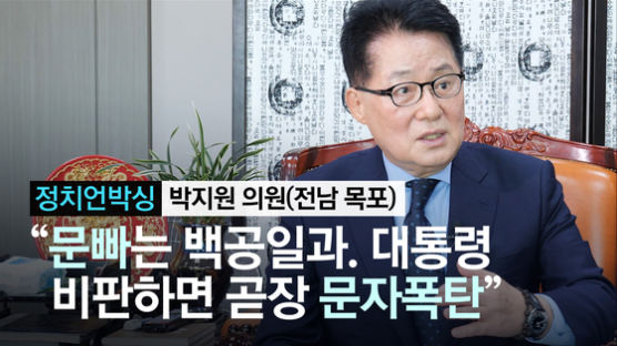 [정치언박싱] 박지원 "문빠는 백공일과···文 비판하면 문자폭탄"
