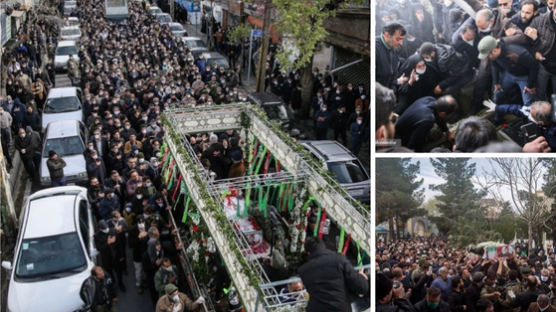 “죽음도 차별하나” … 코로나 사태 속 이란 혁명수비대 장례식에 수백명 모여 논란 