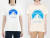 유니클로 자매 브랜드 지유(GU)의 파라마운트 티셔츠(왼쪽)과 구찌 티셔츠. [사진 지유 홈페이지, 구찌 홈페이지]