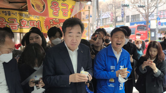 첫 경기도 지원 나선 이낙연..."정치인 중에 호떡같은 사람 많아"