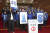 더불어민주당과 더불어시민당이 2일 오후 국회 본관 로텐더홀에서 총선 중앙선대위 합동 출정식을 하고 있다.임현동 기자