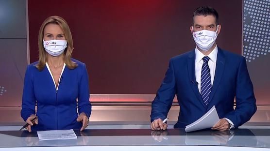 [영상]뉴스 앵커도 마스크 썼다…전세계 때늦은 마스크 열풍