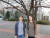 서울 건국대에서 공부하고 있는 미국 국적의 게릿 나이트(27)와 마거릿 콤튼(20). 정진호 기자
