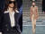 생로랑(왼쪽), 빅토리아 베컴의 2020 봄여름 컬렉션 쇼. 재킷 위로 커다란 칼라의 '디스코 칼라 셔츠'를 꺼내 입는 게 올 봄여름 패션 트렌드로 제시됐다. 사진 핀터레스트 