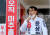 무소속 윤상현 후보가 지난 2일 오전 인천시 미추홀구 학익사거리에서 선거유세를 하고 있다. [뉴스1]