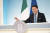 유럽에서 신종 코로나 치사율이 가장 높은 이탈리아의 주세페 콘테 총리가 9일 기자회견을 하고 있다. [EPA=연합뉴스] 