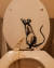 지난 16일(현지시간) 영국 화가 뱅크시가 공개한 화장실에 그려진 그래피티. [사진 뱅크시 인스타그램]