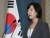 김은혜 미래통합당 당선인의 이명박 정부 청와대 부대변인 시절 모습 [중앙포토]