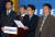 2003년 11월 2일 기자회견을 하고 있는 한나라당 오세훈, 안상수, 남경필, 원희룡의원(왼쪽부터) [중앙포토]