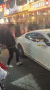 경기도 수원시 인계동의 한 번화가에서 20대 남성이 벤틀리 차량을 걷어차는 모습 [독자 제공]