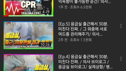 적나라한 '응급실 유튜브' 공개한 대학병원 교수…윤리위서 진상 조사