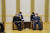 알렉산드르 마체고라(왼쪽) 북한 주재 러시아 대사와 이선권 북한 외무상이 5일 기념식을 마치고 대화를 나누고 있다. [북한 주재 러시아 대사관 페이스북 캡처=연합뉴스]