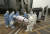 도시봉쇄가 해제된 지난달 9일 중국 후베이성 우한시에서 의료진이 코로나19 환자의 이송을 돕고 있다. [신화통신=연합뉴스]
