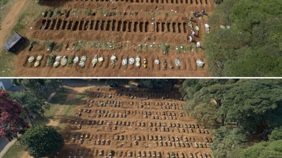 코로나19 사망자 1만명 넘어선 브라질, 신설 묘지가 한달만에 가득차