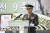 지난해 11월 국립 대전현충원에서 열린 연평도 포격전 9주기 추모행사에서 이승도 해병대사령관이 추모사를 하고 있다. [해병대사령부 제공]