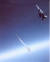1985년 9월 미 공군 F-15A 전투기에서 발사되는 위성 요격 미사일 [사진 미 공군]