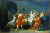 1787년 자크 루이 다비드가 그린 ‘소크라테스의 죽음’ . 육체보다 정신을 강조했던 소크라테스는 죽음을 두려워하지 않았다. 침대에 등 돌리고 고개숙여 앉아 있는 사람이 수제자인 플라톤, 소크라테스의 무릎에 손을 얹은 이가 ‘절친’인 크리톤이다. [사진 위키피디아]