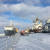 러시아 아르한겔스크의 성당과 항구. 3월인데도 항구가 얼어있다. [사진 한국해양수산개발원]
