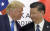 2019년 6월 일본 오사카에서 열린 G20 정상회의에서 만난 도널드 트럼프 미국 대통령(왼쪽)과 시진핑 중국 국가주석. AP=연합뉴스.