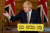 지난 24일 보리스 존슨 영국 총리가 신종 코로나바이러스 감염증(코로나19) 관련 기자회견을 열었다. 이 기자회견에서 존슨 총리는 커밍스 보좌관을 옹호했다. [AFP=연합뉴스]