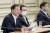문재인 대통령이 25일 서울 청와대에서 열린 ‘2020 국가재정전략회의’에서 모두 발언을 하고 있다. 청와대사진기자단