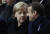 독일 앙겔라 메르켈 총리와 에마뉘엘 마크롱 프랑스 대통령은 지난 18일 정상회담을 통해 5000억 유로 규모의 경기부양책을 제안했다. [EPA=연합뉴스]